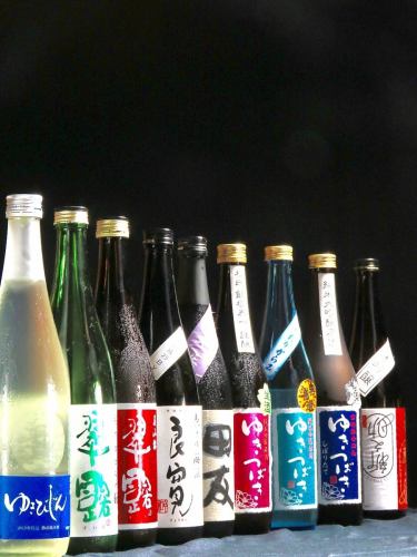 We also stock precious sake!