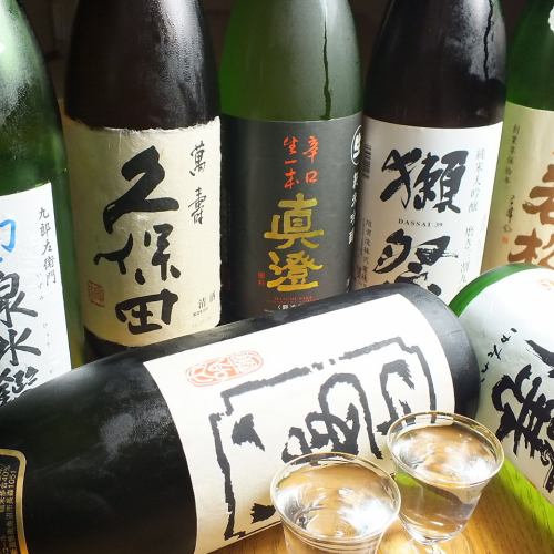 焼酎・日本酒常時50種以上