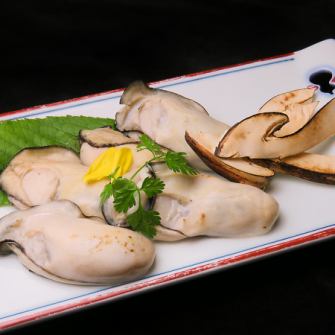 [Seasonal Taste] Salt-grilled raw oysters from Hiroshima Prefecture