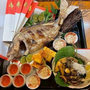 鯛の姿焼き