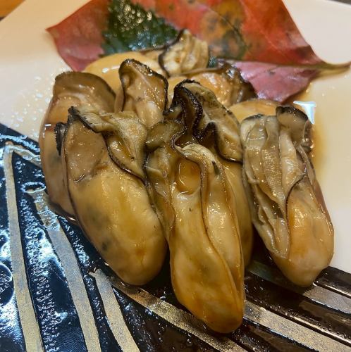 真牡蠣のバター醤油焼き