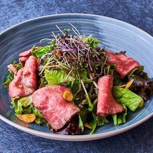 Cilantro salad ~ homemade roast beef