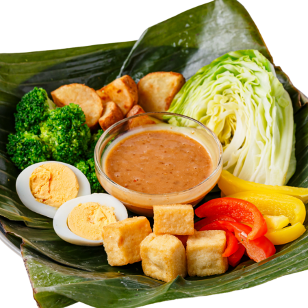 Gado-gado ~Indonesian-style warm vegetable salad~