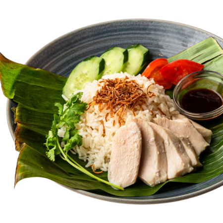 Khao Man Gai - Rice cooked with Oyama chicken and chicken stock -