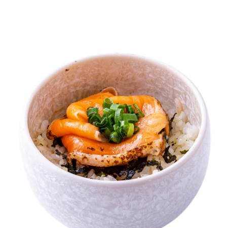 Grilled Salmon Rice Bowl - with soup stock - [Mini size]