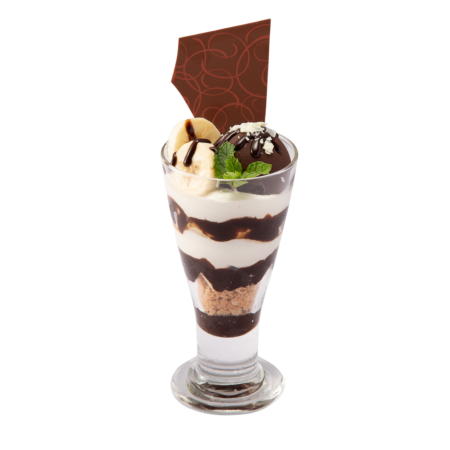 Chocolate Banana Tiramisu Parfait