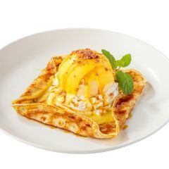 プディング～ホットカラメルソース～(もちもちクレープ)