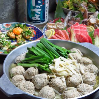 【プレミアム飲み放題付】プレミアムコース　本鮪中トロ、季節の焼魚など9品6,600円（税込）