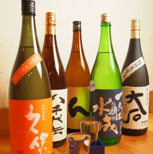 全国の銘酒を厳選、料理を際立たせるこだわりの日本酒