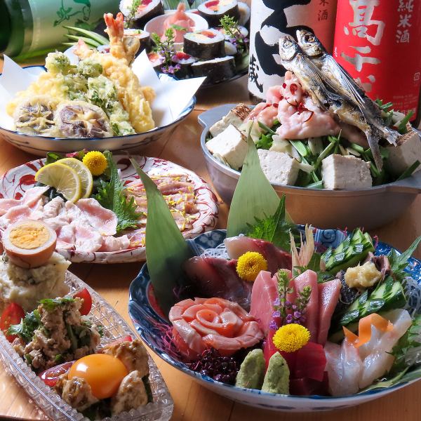 本マグロと鍋などを堪能◎ほぼすべてのドリンクが飲み放題付