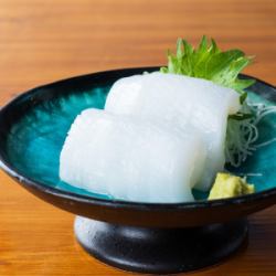 肉厚あおりいか刺身