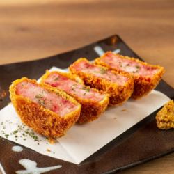 두껍게 잘라 명보 햄 커틀릿