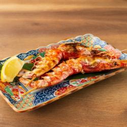 붉은 새우 소금구이(1병)