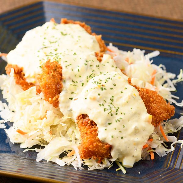 [Our top recommendation★] Chicken cutlet nanban topped with special tartar sauce 550 yen (tax included)