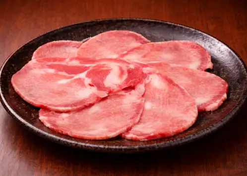 Our restaurant's specialty: beef tongue!