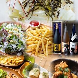 カジュアルコース☆ 2,500円(税込)飲み放題は+1000円(税込)