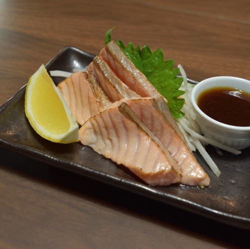 炙りサーモン ポン酢添え