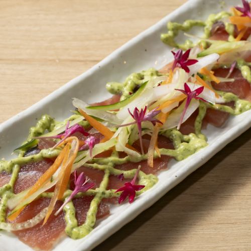 鮪のカルパッチョ