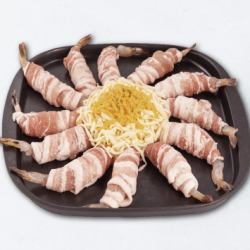 Shrimp and Cheese Samgyeopsal Roll (1 serving)