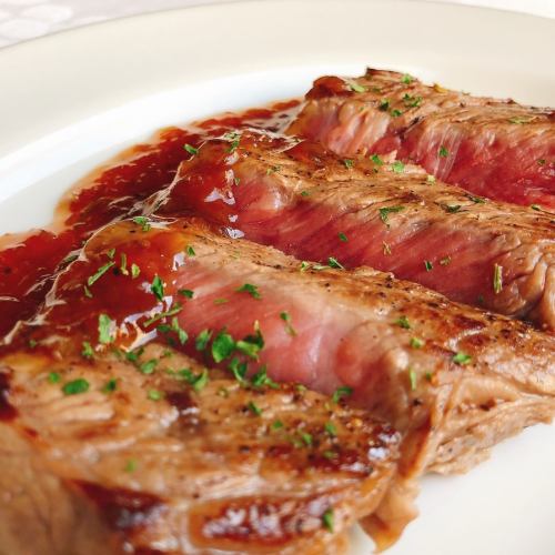 Short loin steak sharia pin sauce