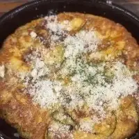 季節野菜の鉄板オムレツ
