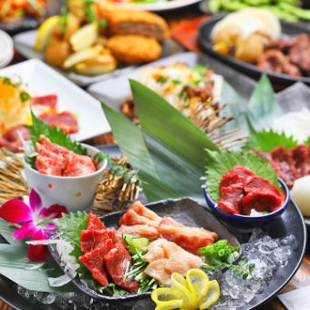 【歓・送迎会に!】☆人気NO.1!!贅沢馬刺&産直鮮魚の船盛付き☆全11品4999円コース【飲み放題付】
