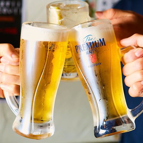 【生ビール有】餃子×お酒で至福のひと時を♪