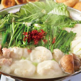 生ビール含む2時間飲み放題付き！もつ鍋満足コース 3990円(税込)