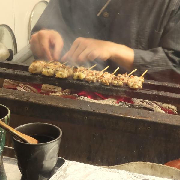 貸切で楽しむ、贅沢な串焼きコース