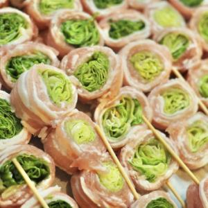 lettuce roll skewer