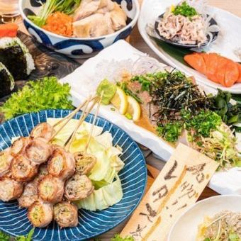 2 hours of all-you-can-drink included, 10 dishes for 5,000 yen ◆ "Banpuku" - Banpuku course ◆