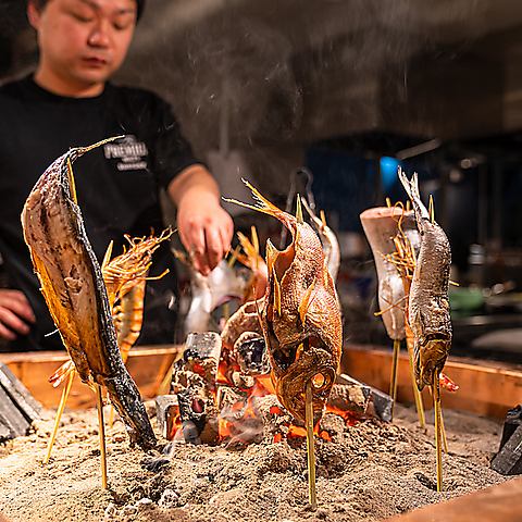 ◆名物 野菜巻き串◆今宵も焼鳥片手にビールで乾杯！