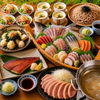 ★６月,７月限定★【夏の味覚♪神田（かんだ）コース】全9品 なんと3時間飲放（LO30分前）