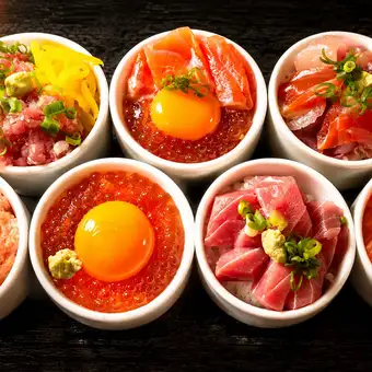 ◆船団一合おちょこ飯（全5種類・焼き海苔付）