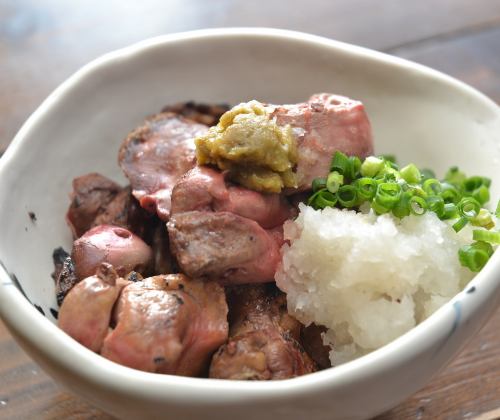 Our store's most popular item: Broiled Toro Liver with Ponzu Sauce