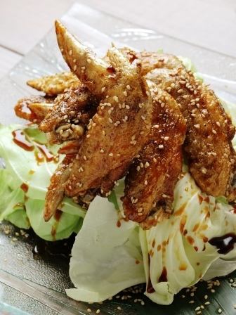 Fried chicken wings (3 pieces)