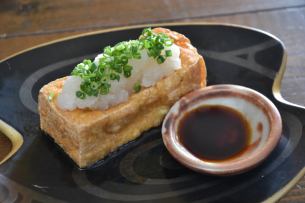 Deep-fried tofu garlic soy sauce
