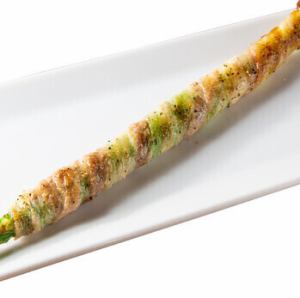 アスパラ豚バラ1本巻