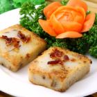港式萝卜糕，炸馄饨，港式蒸鸡腿
