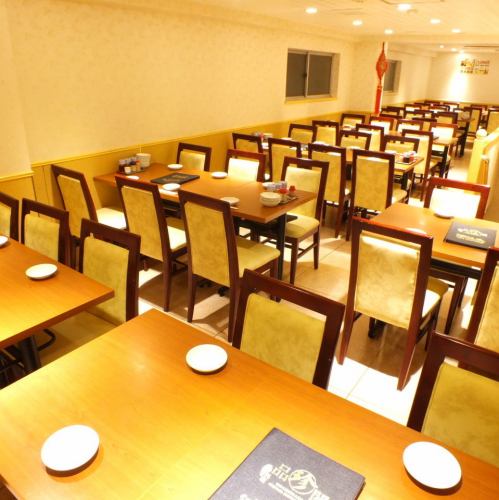 店内は最大136名様迄OK！