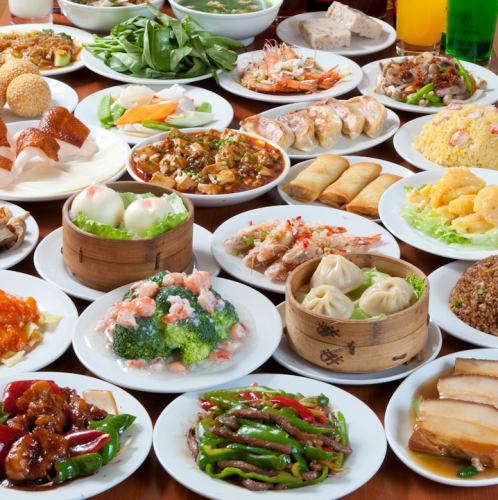 158品時間無制限オーダー式食べ放題！！点心も食べ放題!