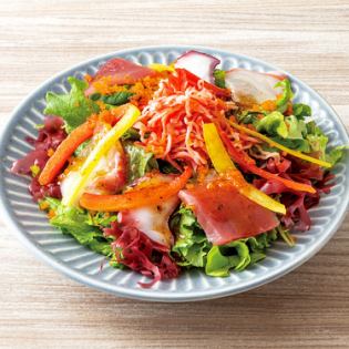 Hana no Mai Salad (Red Shiso Japanese-style Oil-free Dressing)