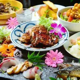 10月【クーポン利用で500円OFF】”飲み放題付”贅沢コース/7500円⇒7000円へ