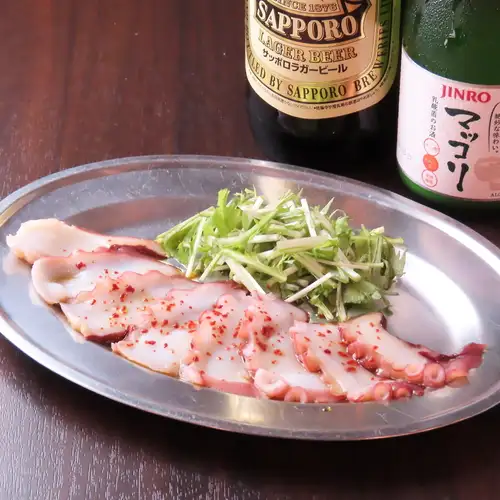 Octopus with ponzu sauce