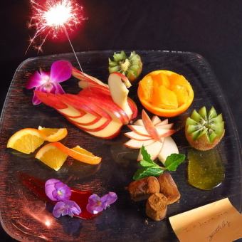 【誕生日・記念日などに・・・】デザートプレート4,000円（税込）