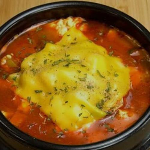 チーズ純豆腐チゲ