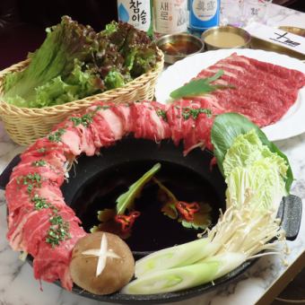 ★HPG限定★【しゃぶしゃぶコース】7品　5600円→5000円(税込)2時間飲み放題付き