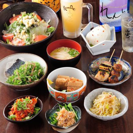 一番人気【2H飲み放題付】初夏の宴会コース♪全7品 4,500円（税込）