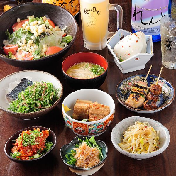 一番人気【2H飲み放題付】初夏の宴会コース♪全7品4,500円（税込）