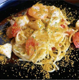 Angel shrimp tomato cream ~spaghetti~